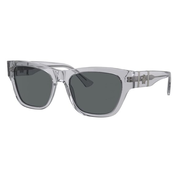 New VERSACE Grey Square VE4457 543287 Sunglasses Women - Picture 1 of 6
